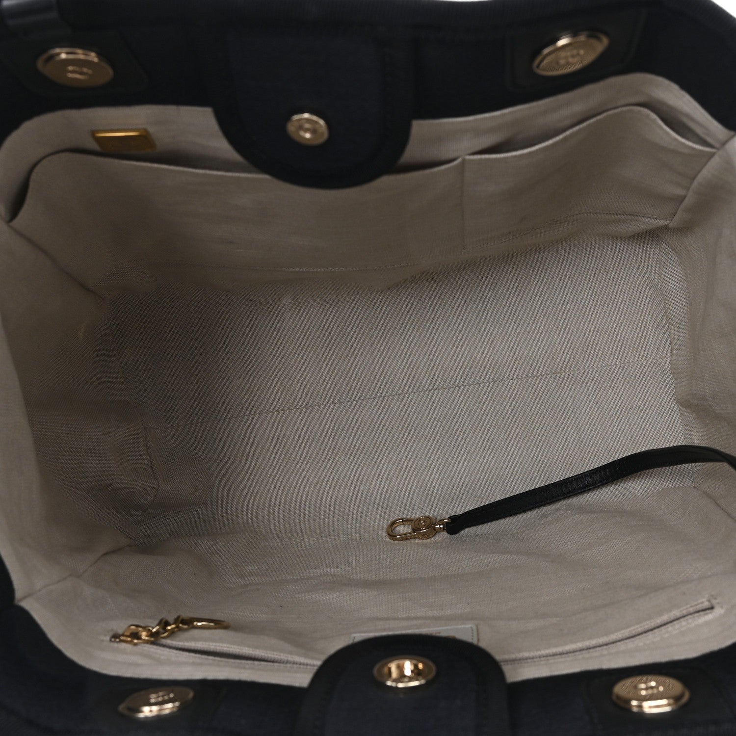 Mixed Fibers Small Deauville Tote Black