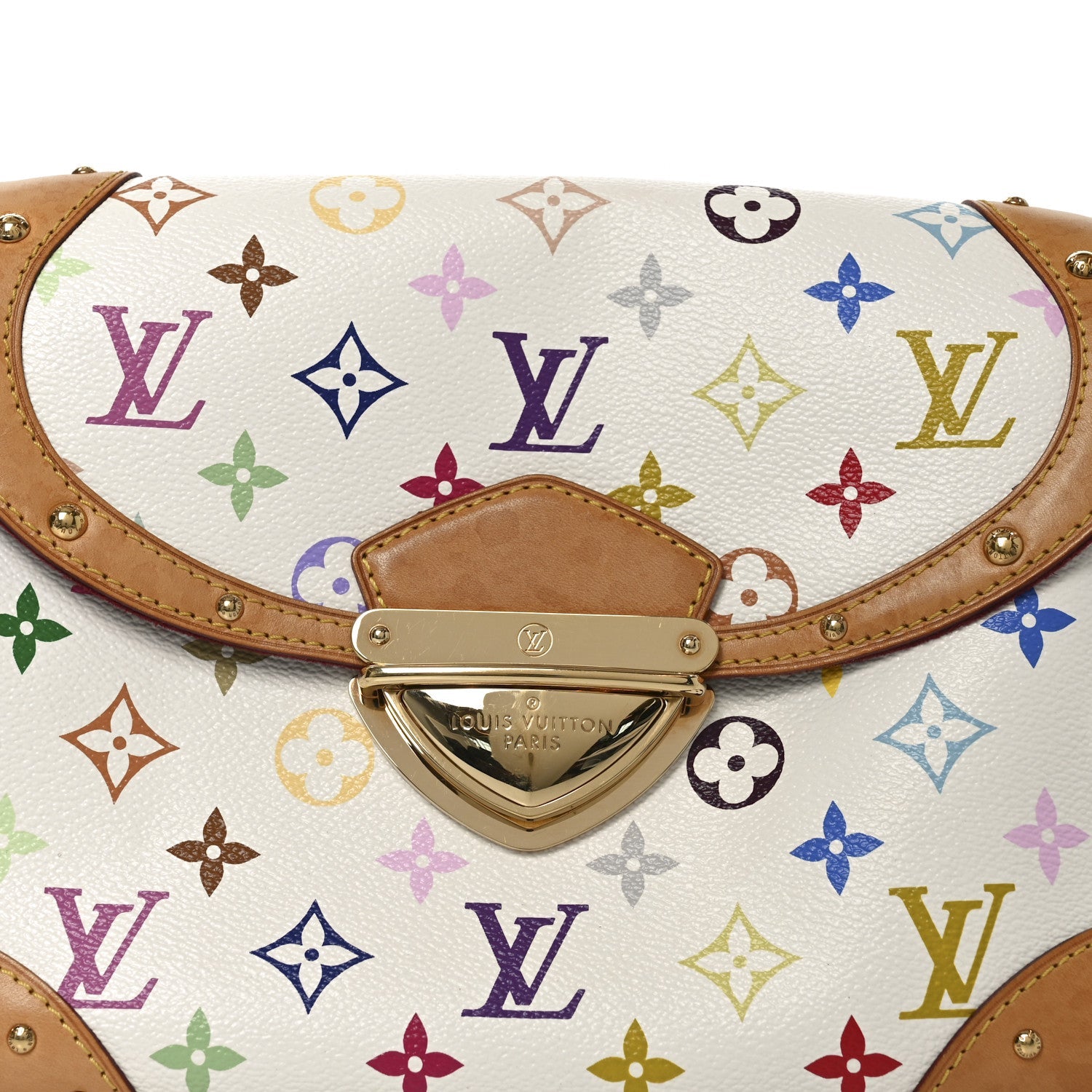 Monogram Multicolor Beverly MM White