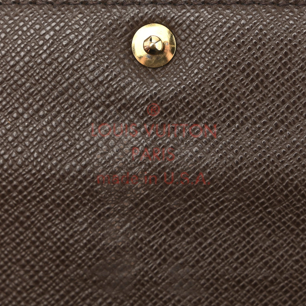 Damier Ebene Sarah Wallet