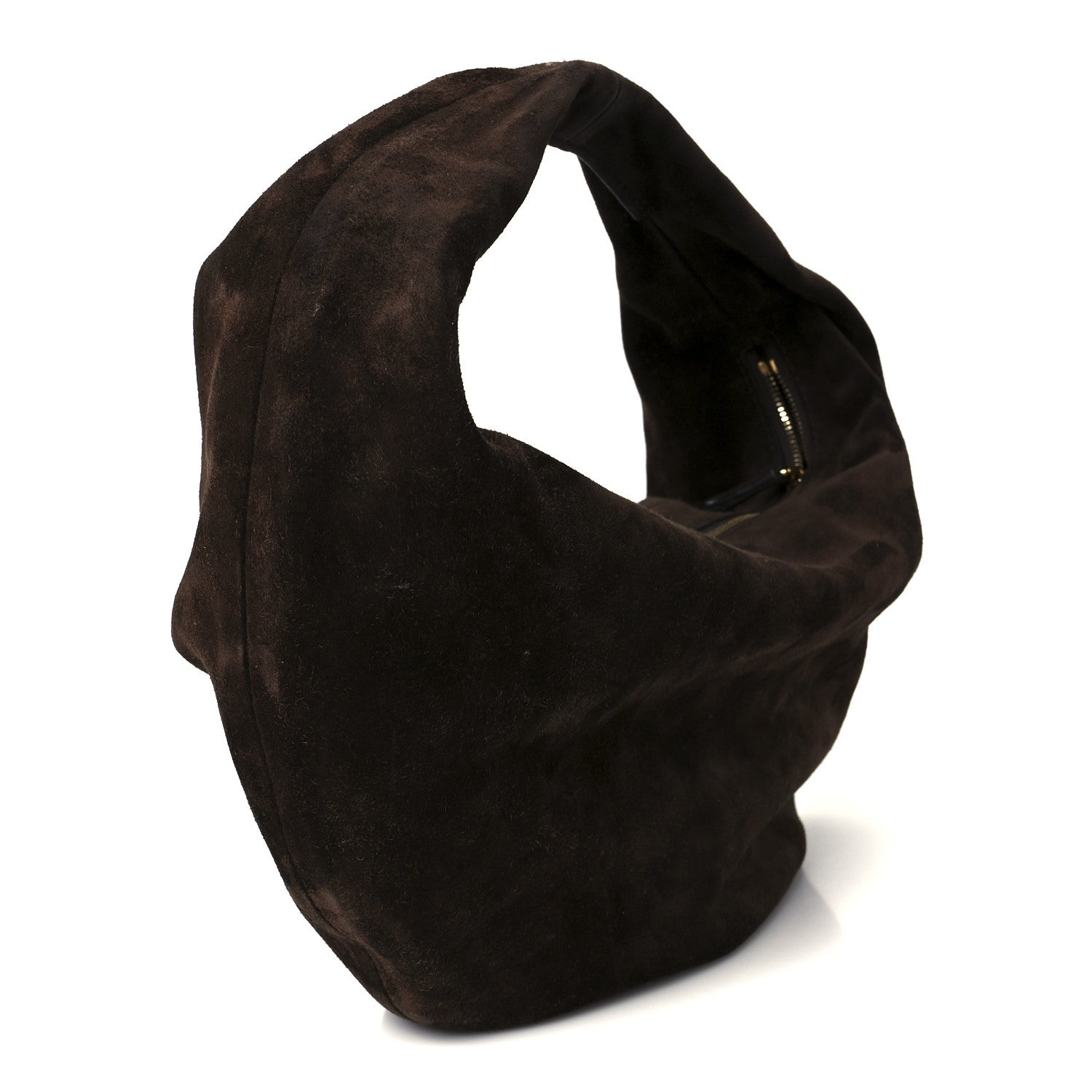 Suede Calfskin Medium Olivia Hobo Coffee
