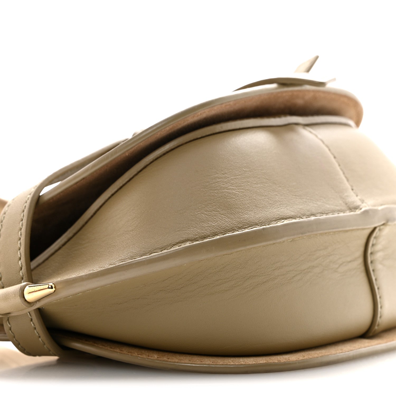 Calfskin Jacquard Mini Gate Dual Bag Butter