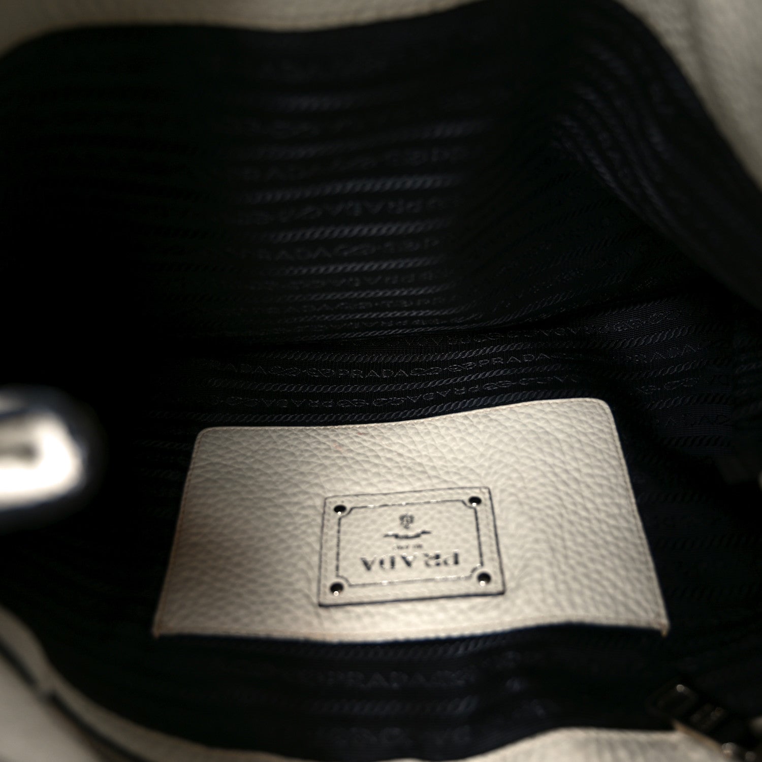 Vitello Daino Hobo Bag White