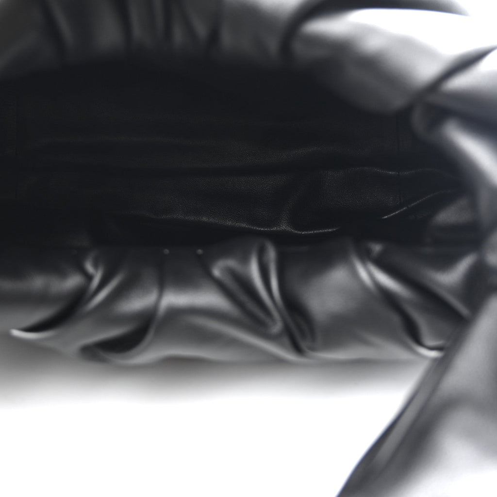 Smooth Butter Calfskin Small The Shoulder Pouch Black