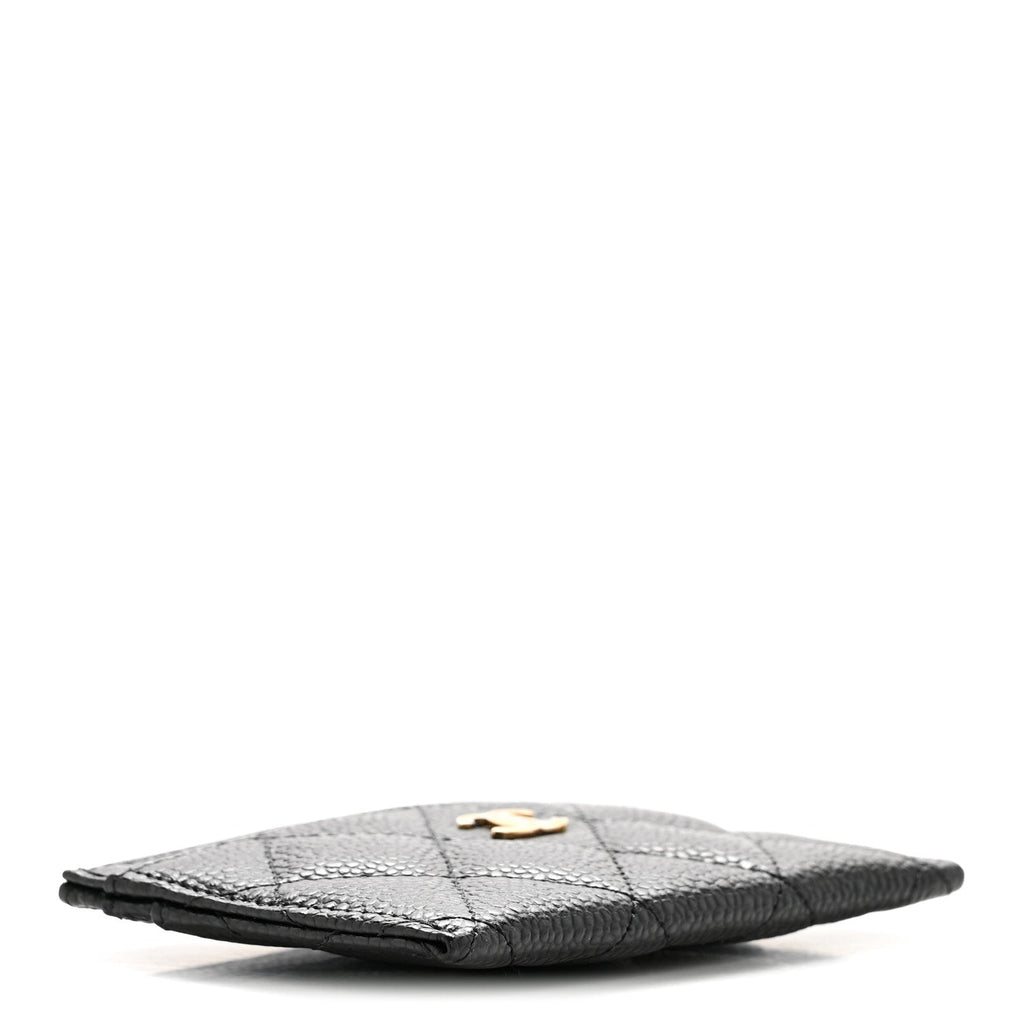 Caviar Quilted  Holder Black