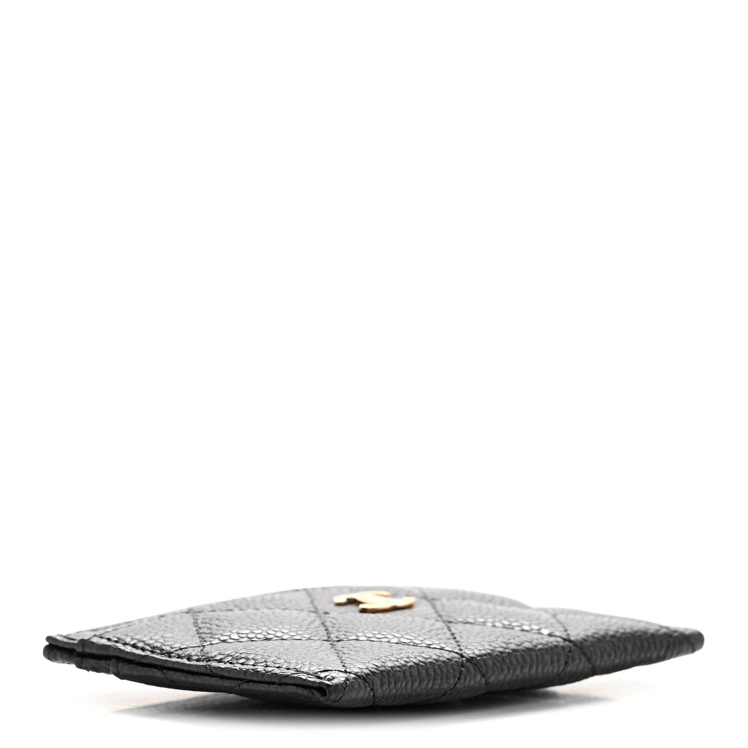 Caviar Quilted  Holder Black