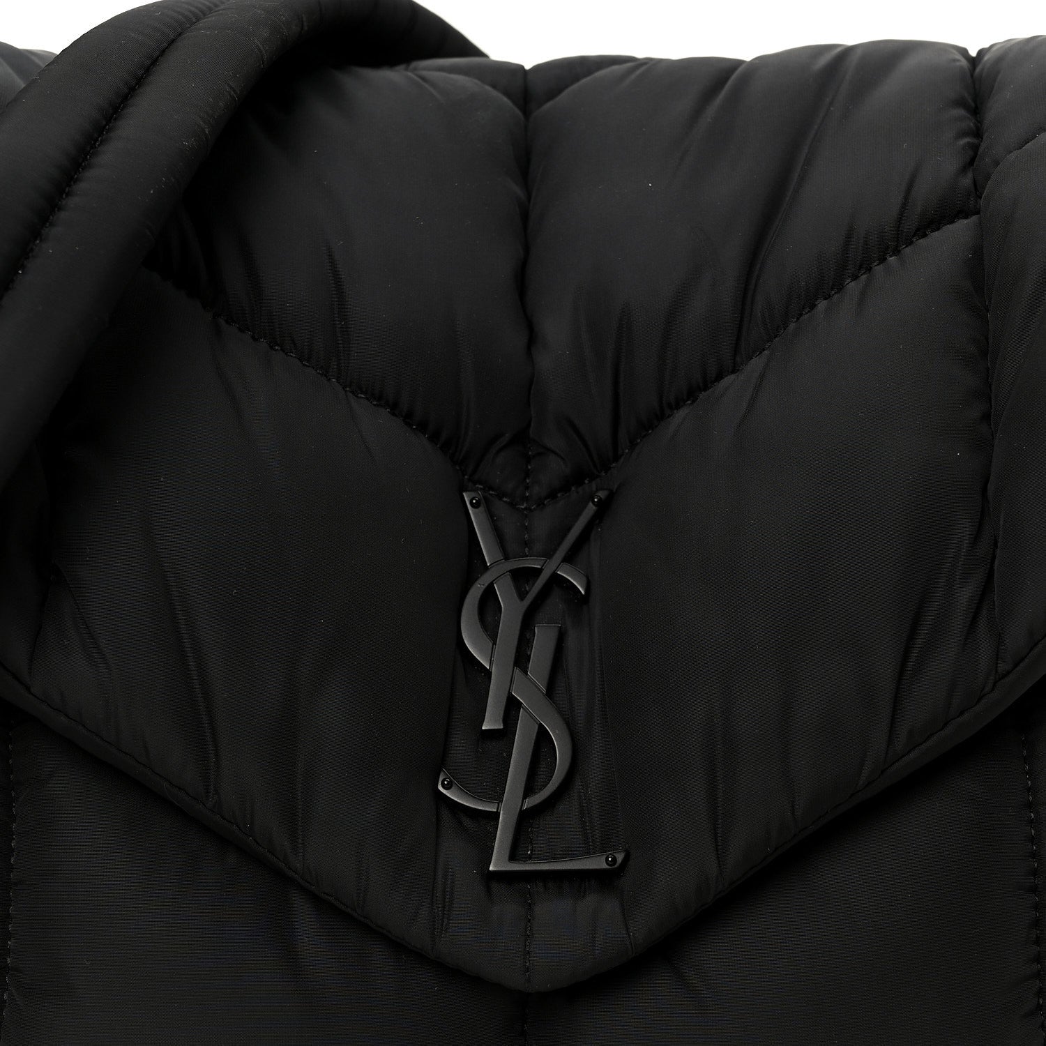 Econyl Nylon Lou Puffer Messenger Black