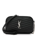 Grain De Poudre Matelasse Monogram Mini Lou Camera Bag Black