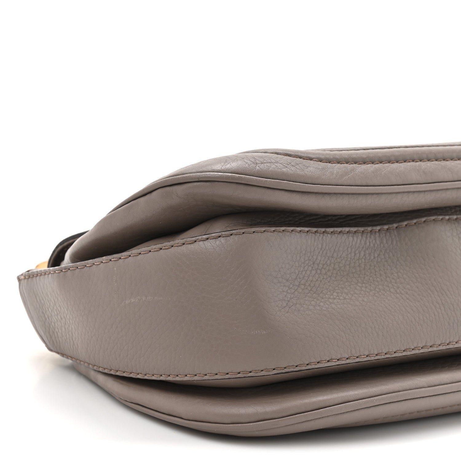 Calfskin Medium New Bamboo Top Handle Bag Mauve