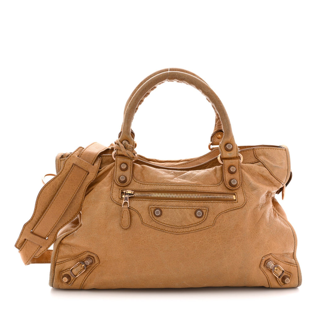 Agneau Giant 12 Rose Gold Hardware City Cumin