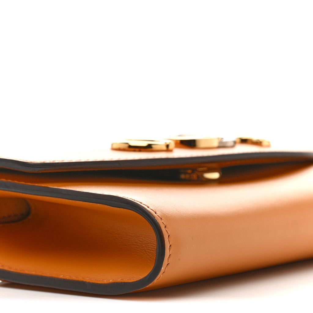 Shibuya Calfskin Mini Zumi Shoulder Bag Sun Oil