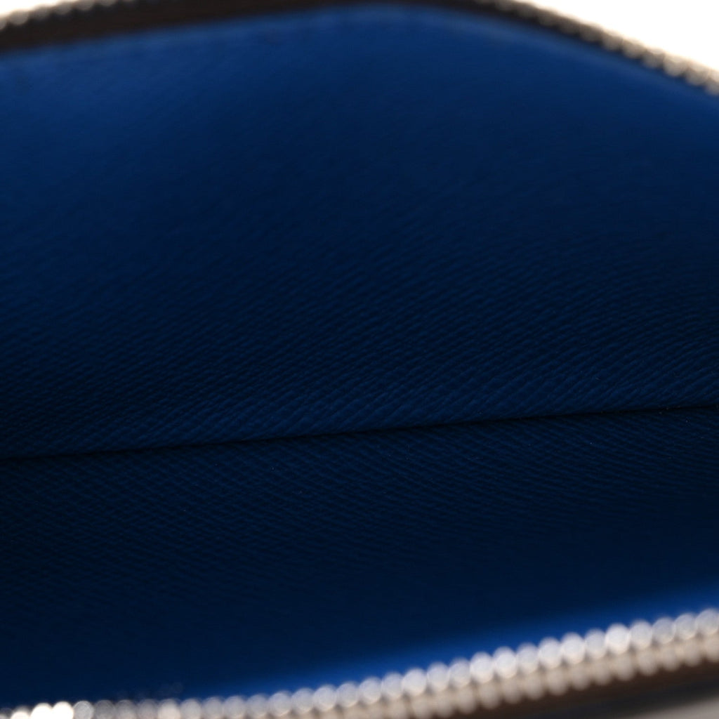 Monogram Calfskin Coin  Holder Indigo Blue