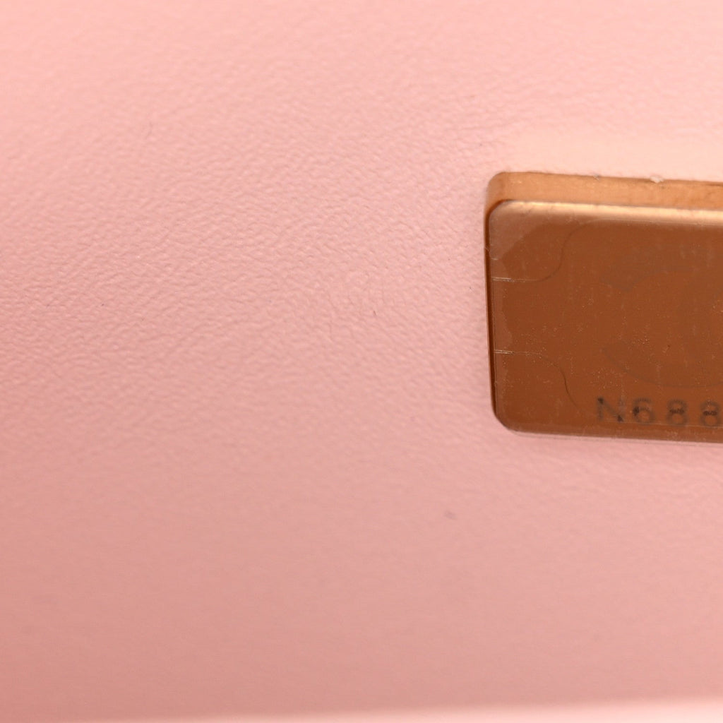 Lambskin Quilted Small Trendy CC Flap Dual Handle Bag Light Pink