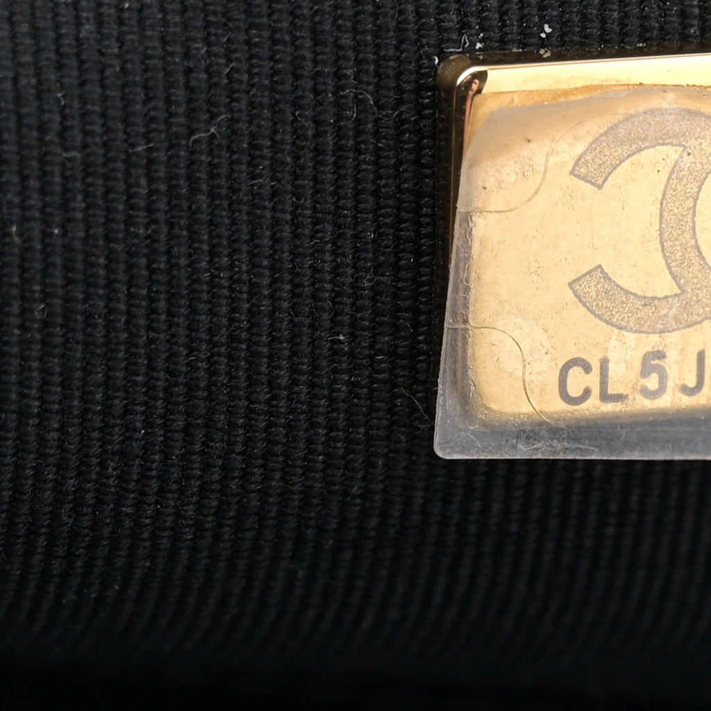 Lambskin Quilted Chain To Chain Flap Black