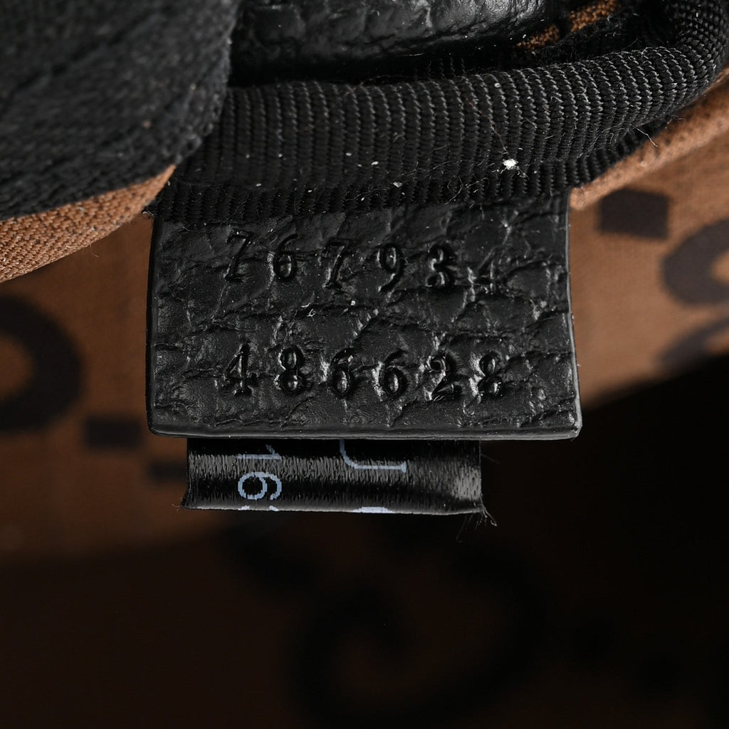 Recycled Polyester Monogram Jumbo GG Belt Bag Ebony Beige