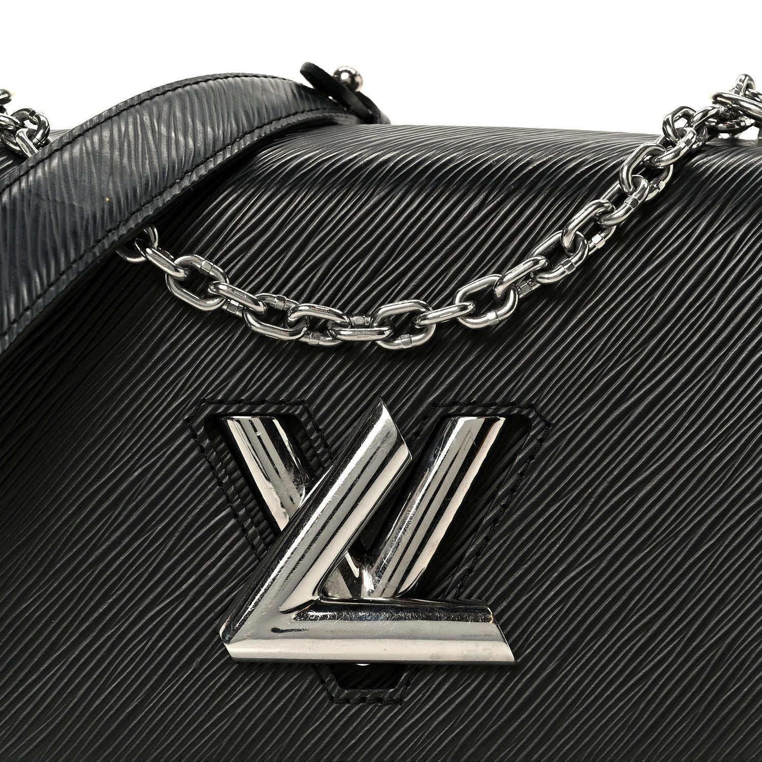 Epi Twist Shoulder Bag MM Black
