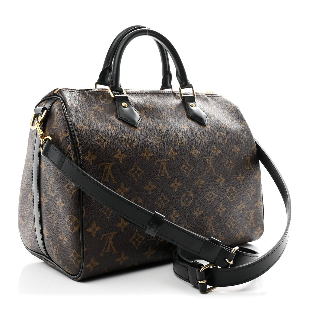 Monogram My World Tour Speedy Bandouliere 30 Black