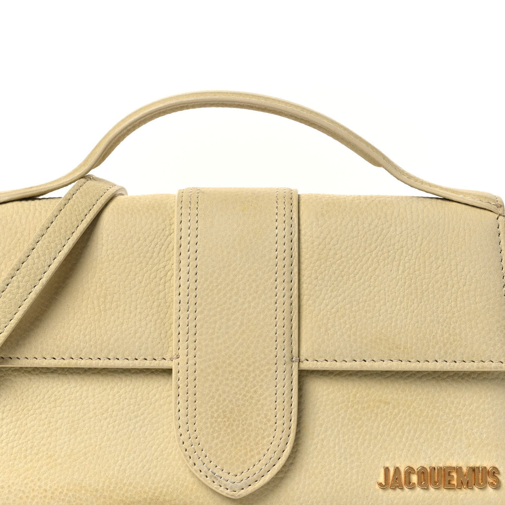 Grained Calfskin Le Grand Bambino Light Yellow