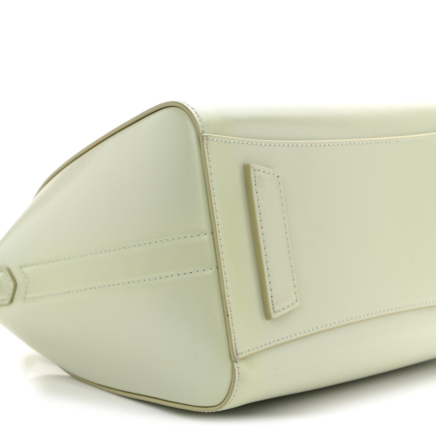 Shiny Lord Calfskin Small Antigona Aqua Green