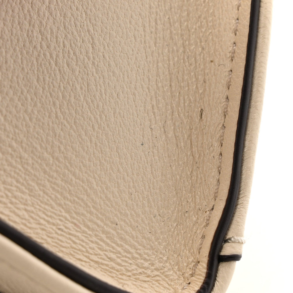 Calfskin Small The Cristina Satchel Ivory