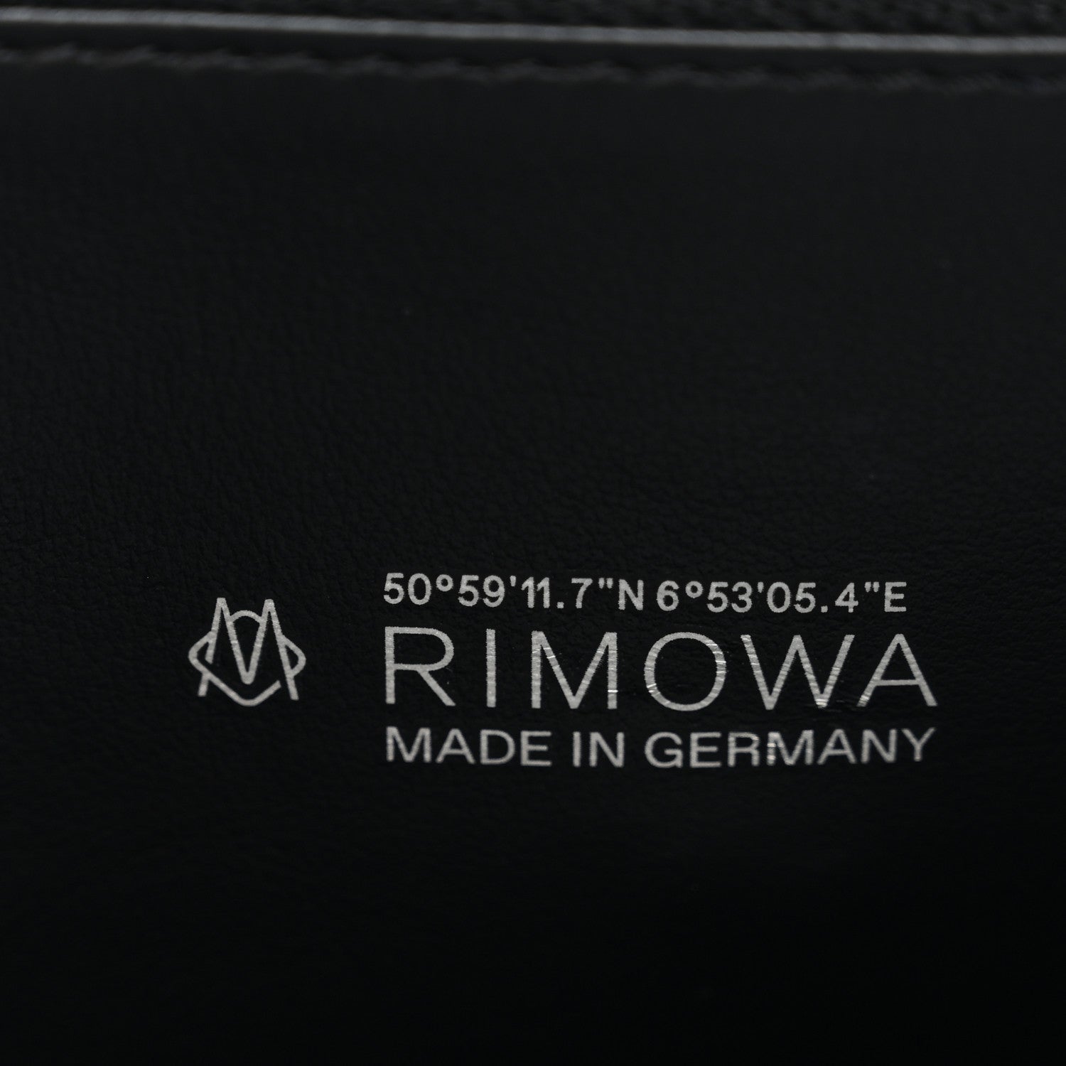 X RIMOWA Aluminum Personal Clutch On Strap Black