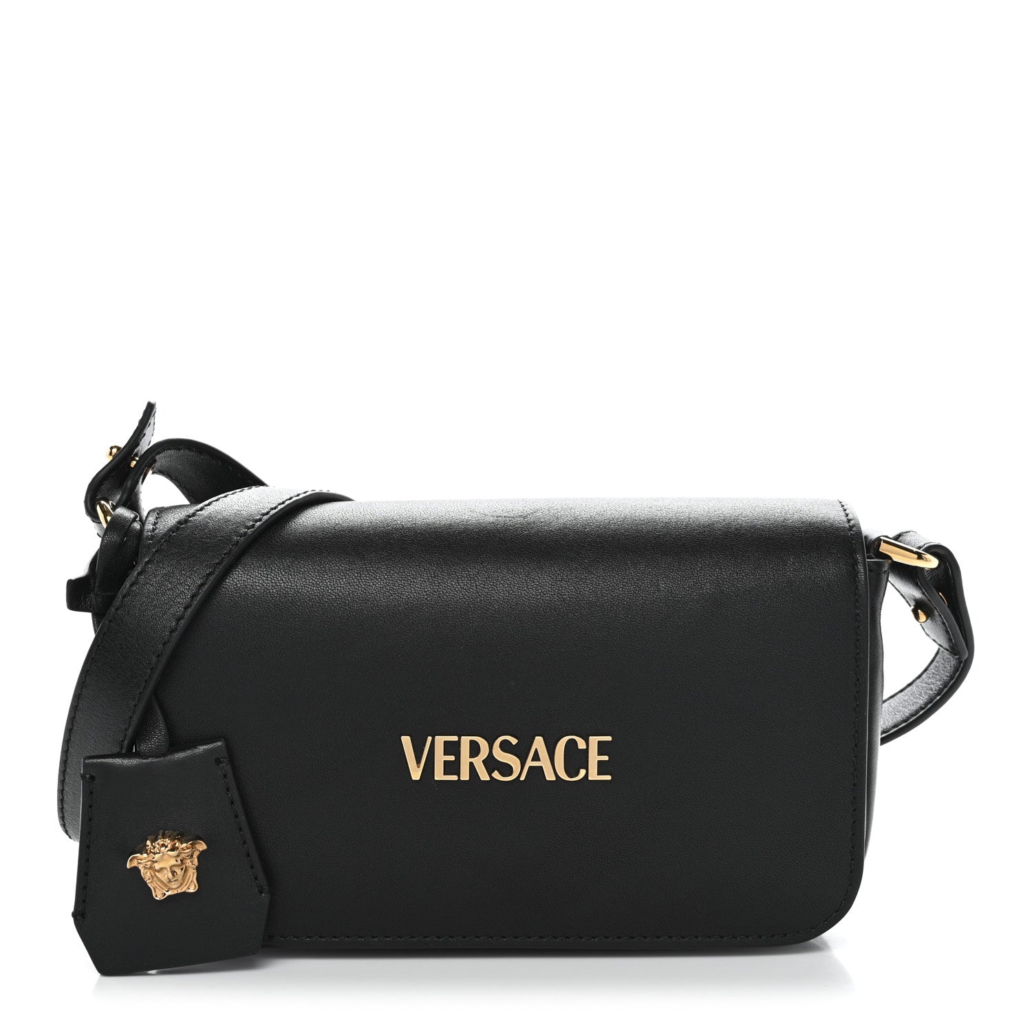 Lambskin Tag Mini Bag Black