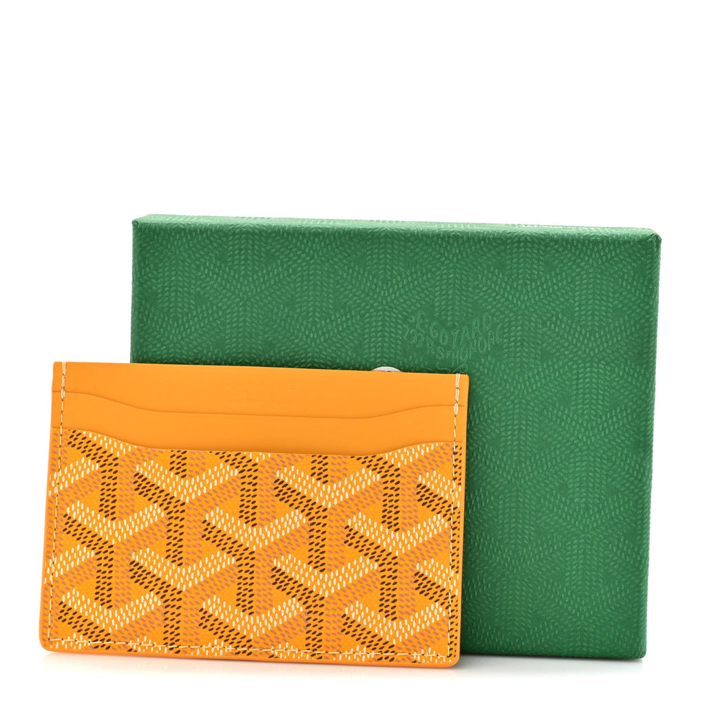 Goyardine Saint Sulpice  Holder Yellow