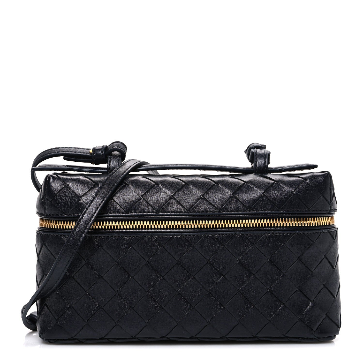 Calfskin Intrecciato Bang Bang Vanity Case Nocturnal