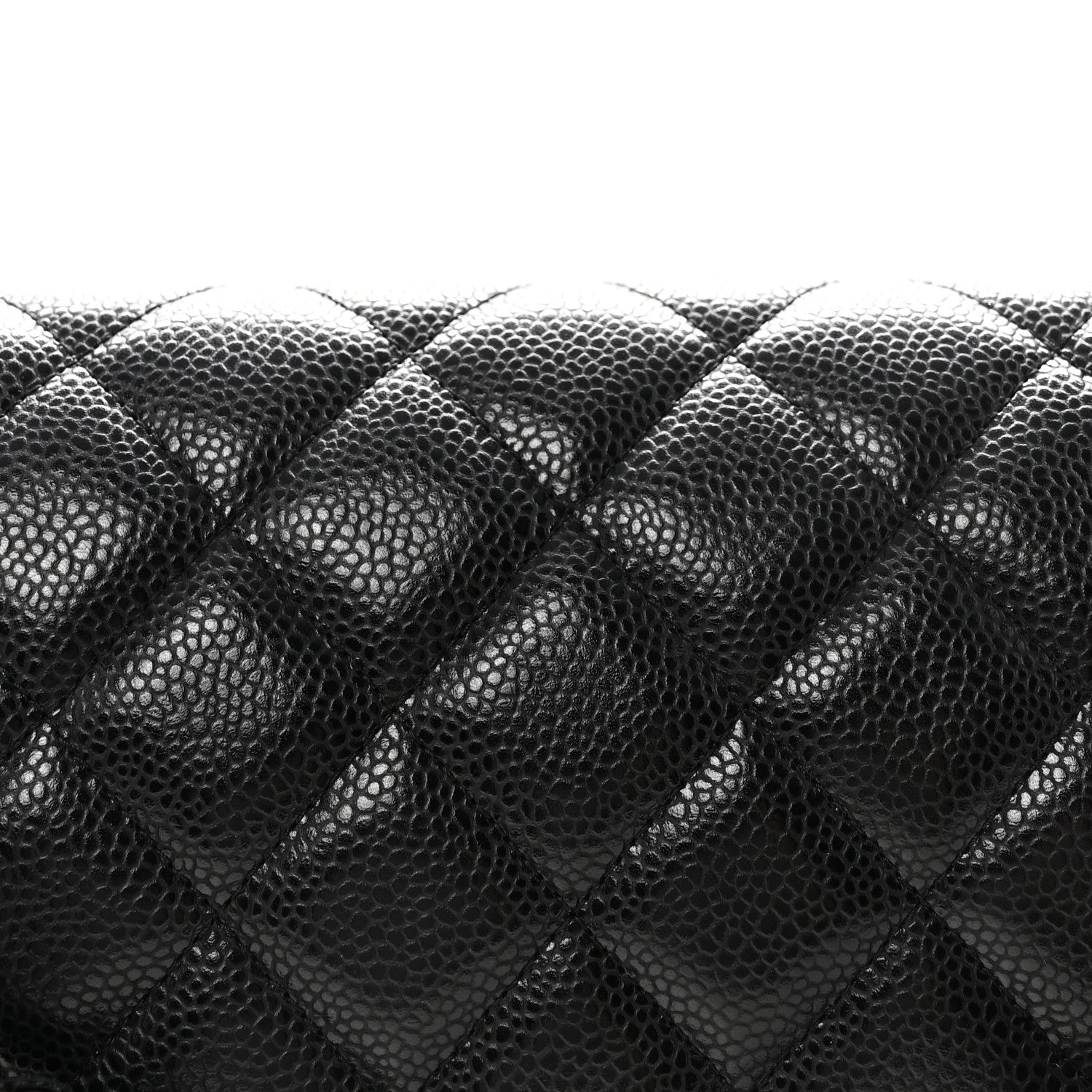 Caviar Quilted Maxi Double Flap Black
