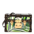 Monogram Palm Trees Print Petite Malle
