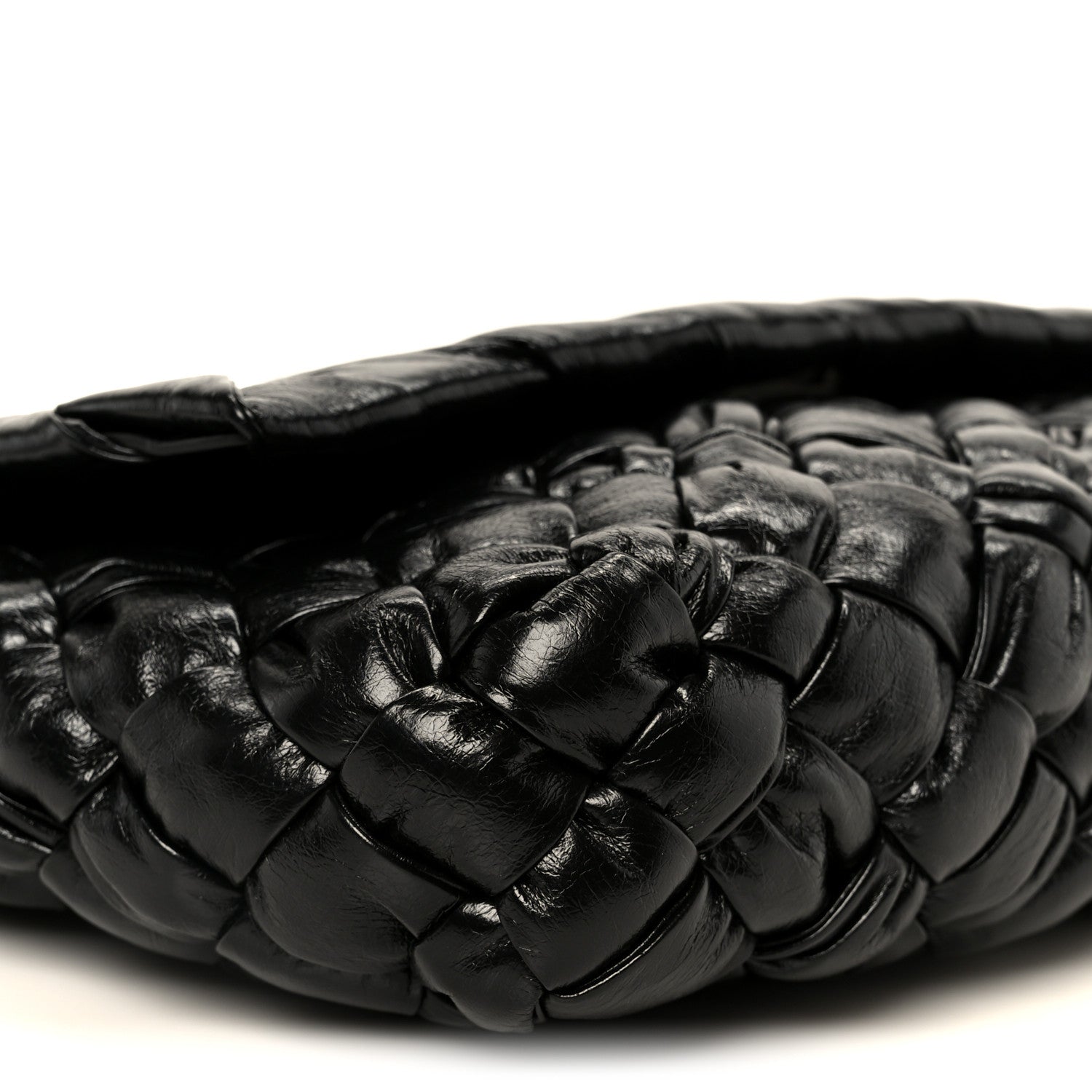 Calfskin Intreccio Kalimero Messenger Black
