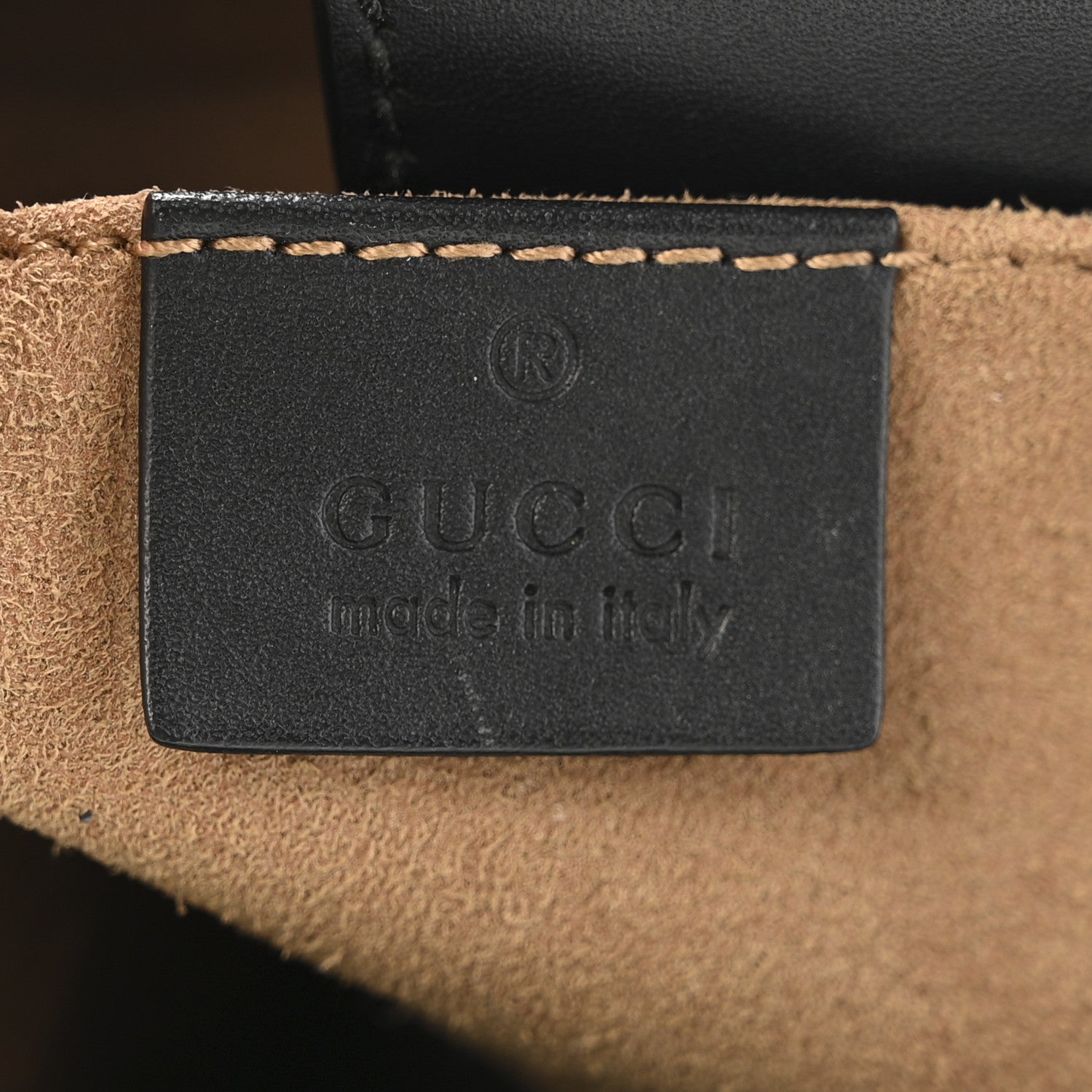 GG Supreme Monogram Small Padlock Tote Black