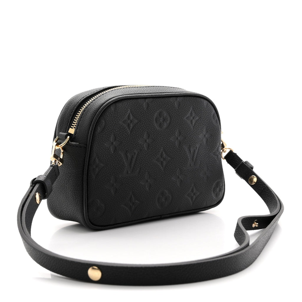Empreinte Monogram Tiny Camera Bag Black