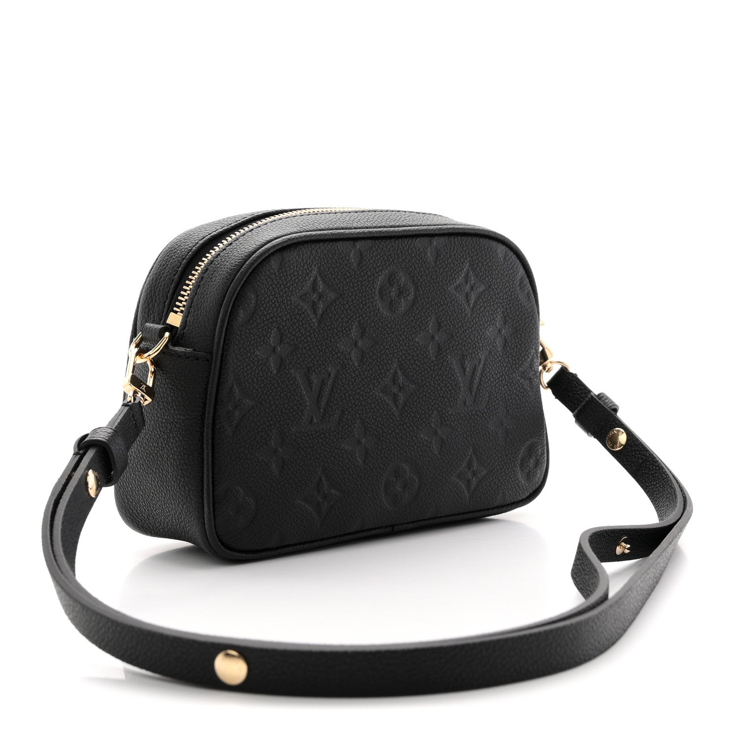 Empreinte Monogram Tiny Camera Bag Black