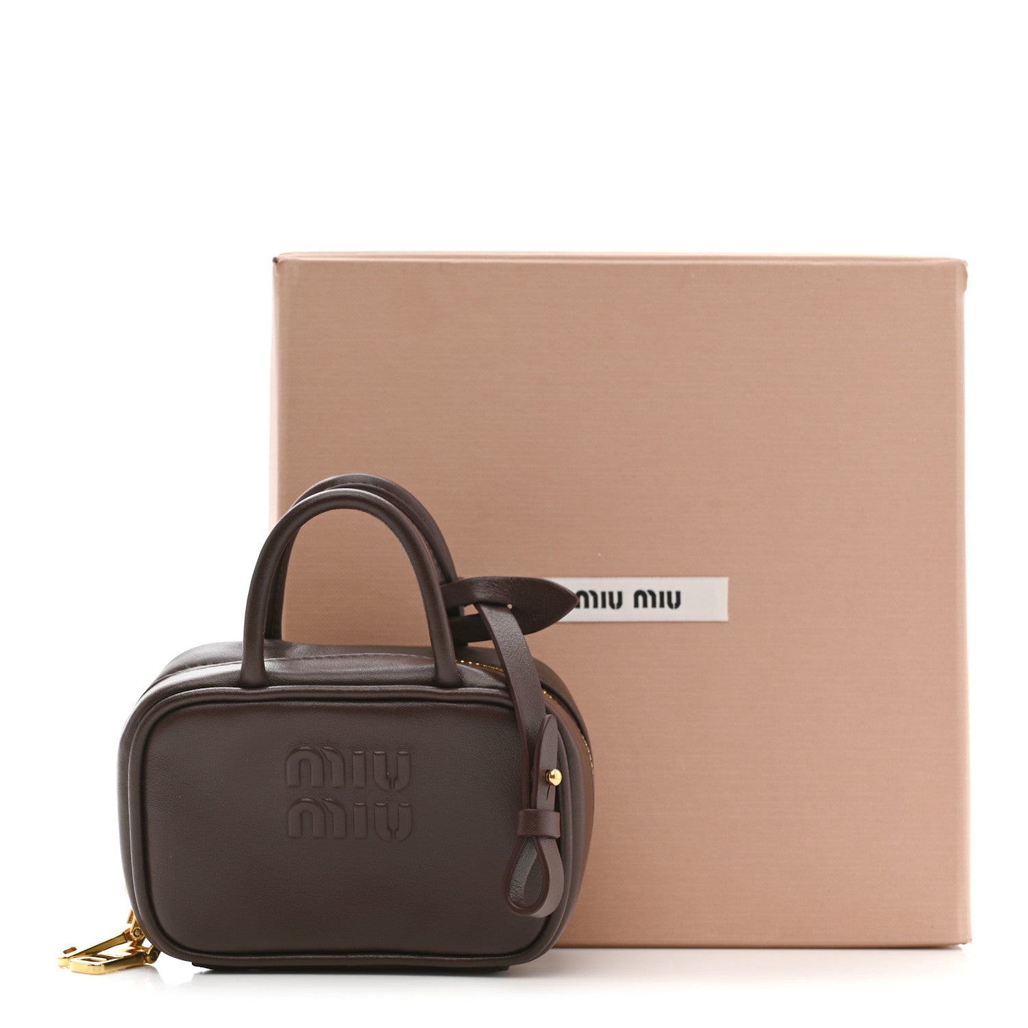 Calfskin Beau Micro Bag Briarwood