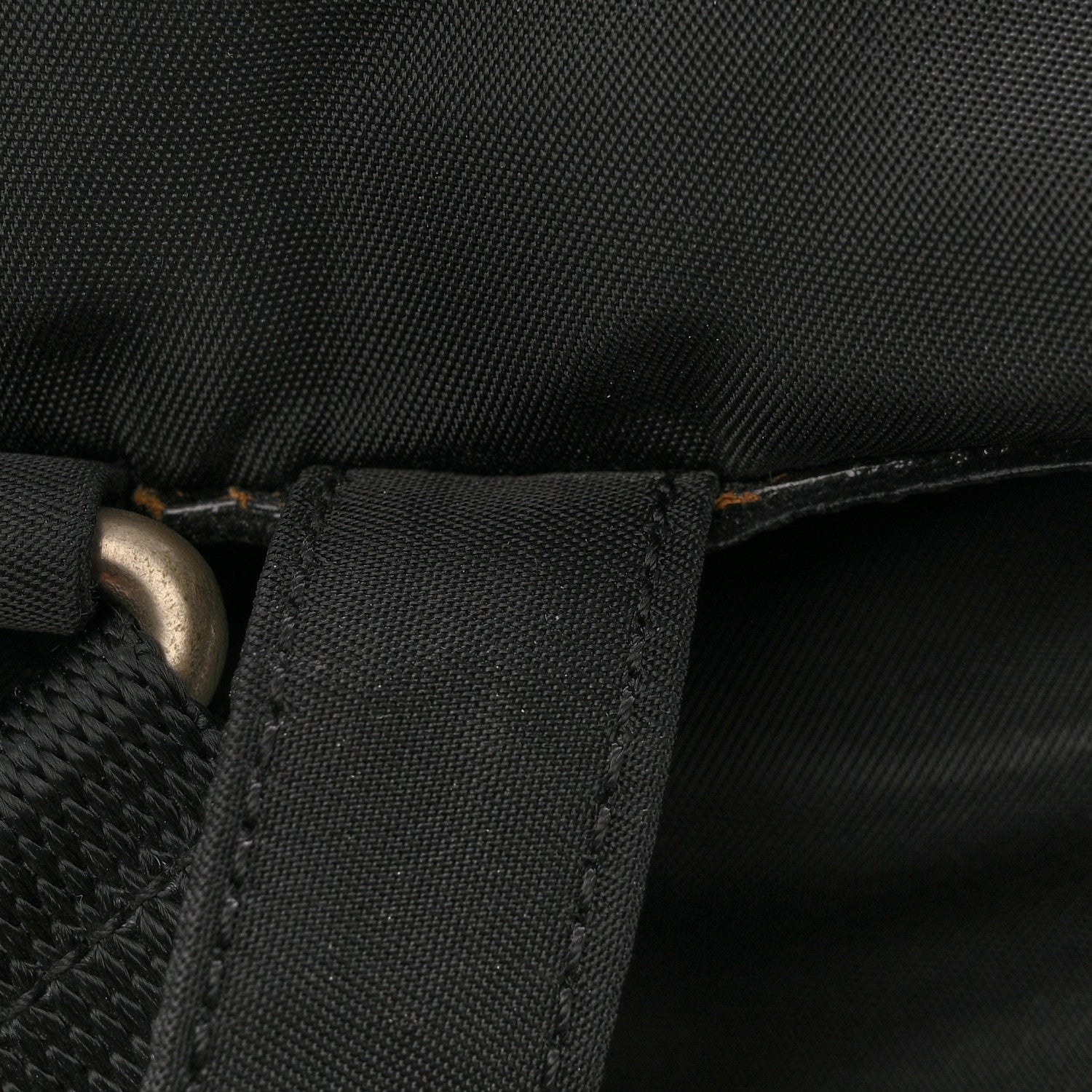Nylon Vela Medium Backpack Black