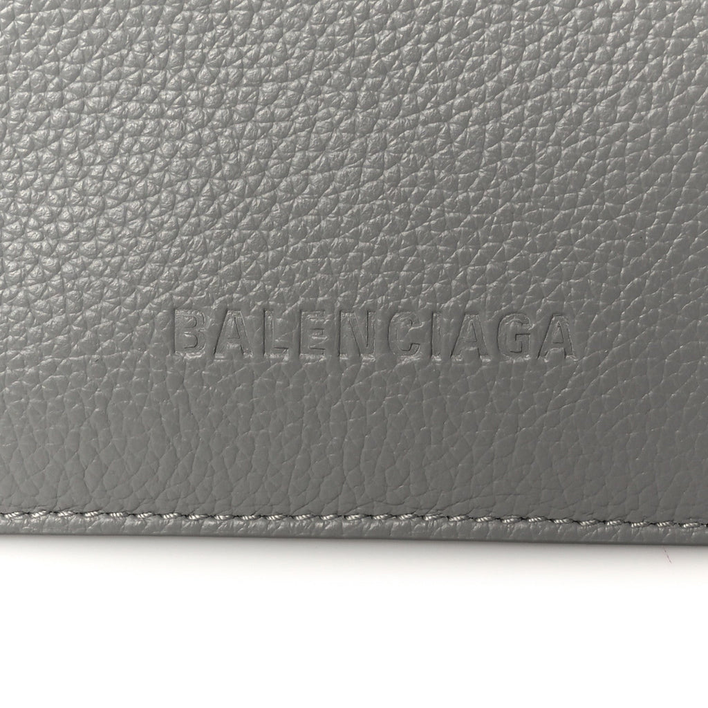 Calfskin Logo Embossed Small Tool 2.0 North-South Tote Balenciaga Grey