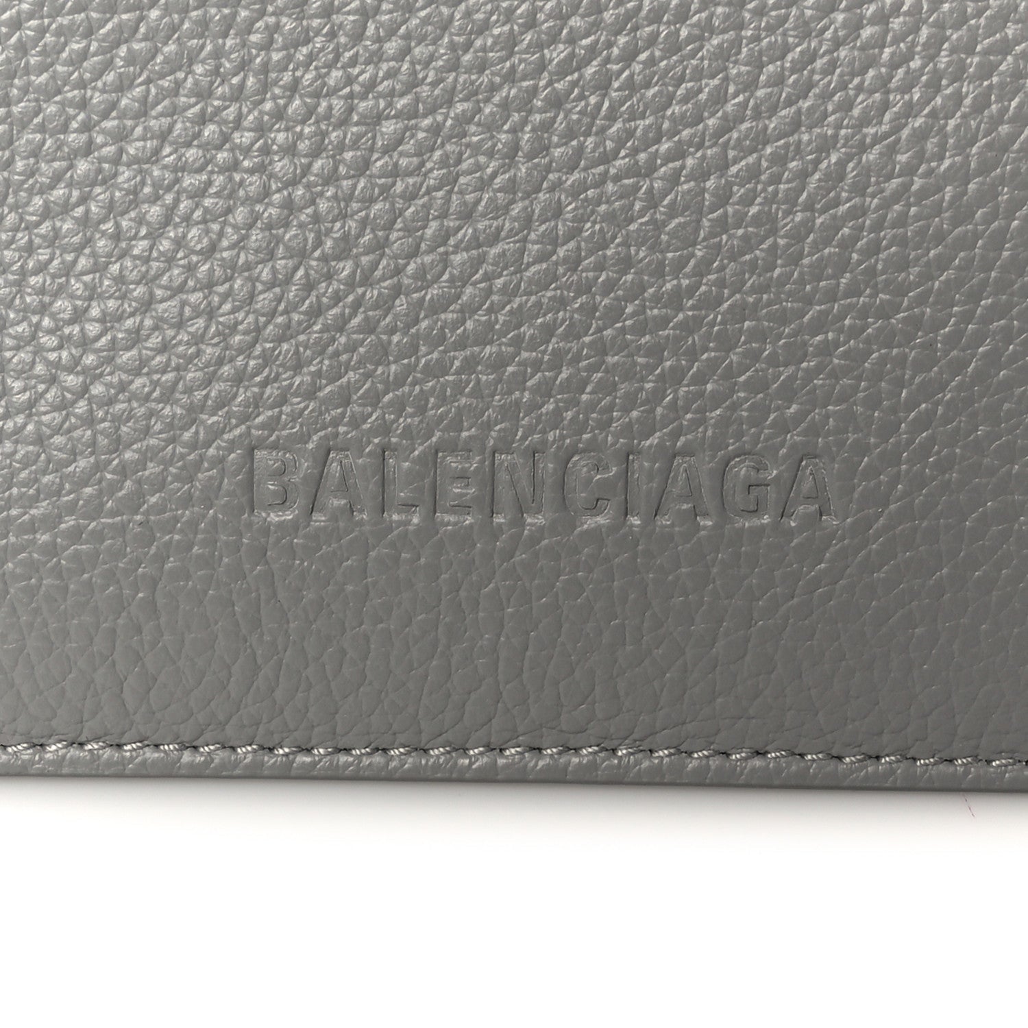 Calfskin Logo Embossed Small Tool 2.0 North-South Tote Balenciaga Grey