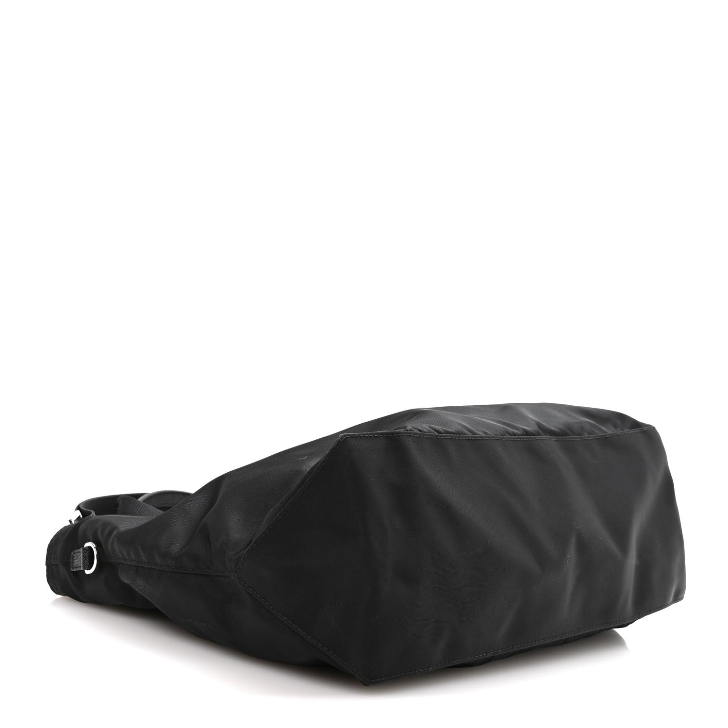 Nylon Vela East West Shopper Tote Black