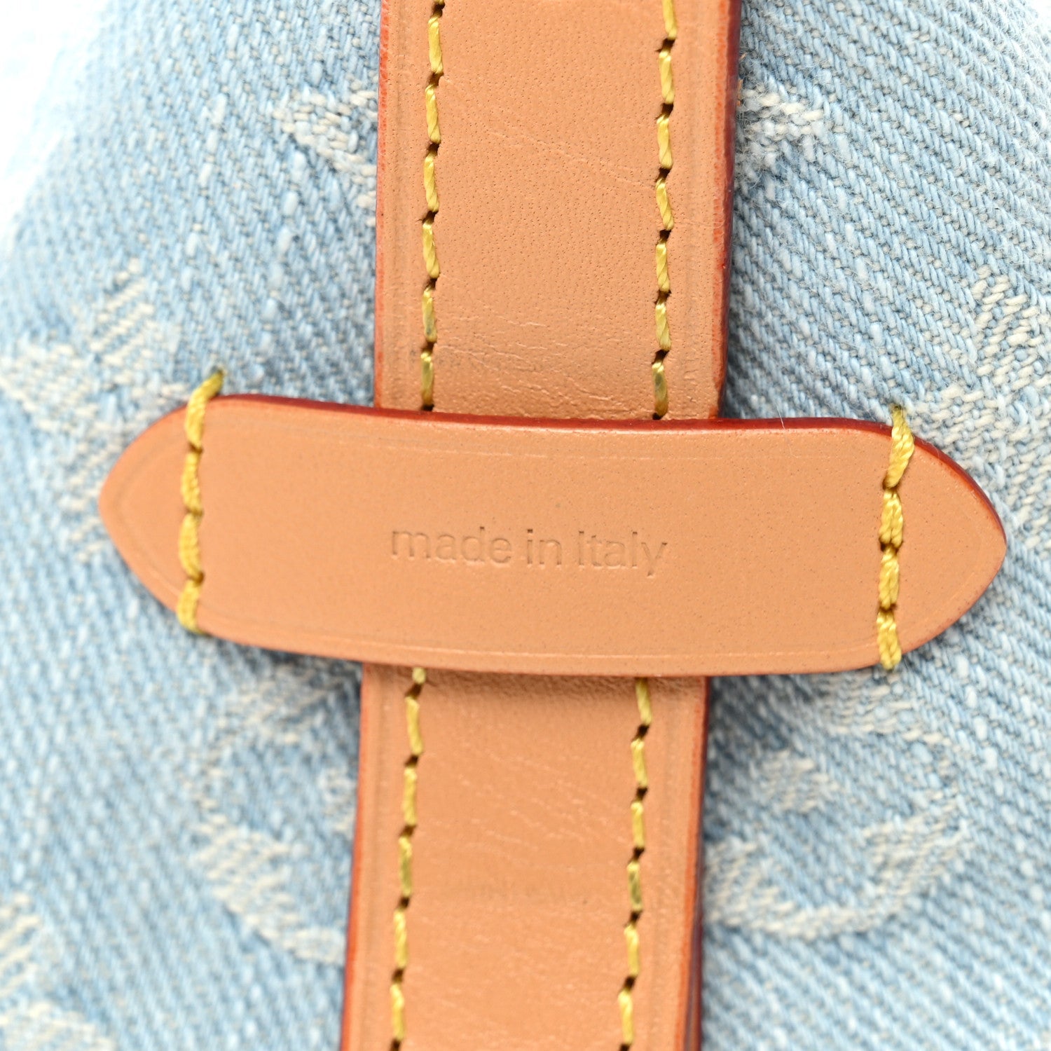 Monogram Denim CarryAll PM Sky Blue