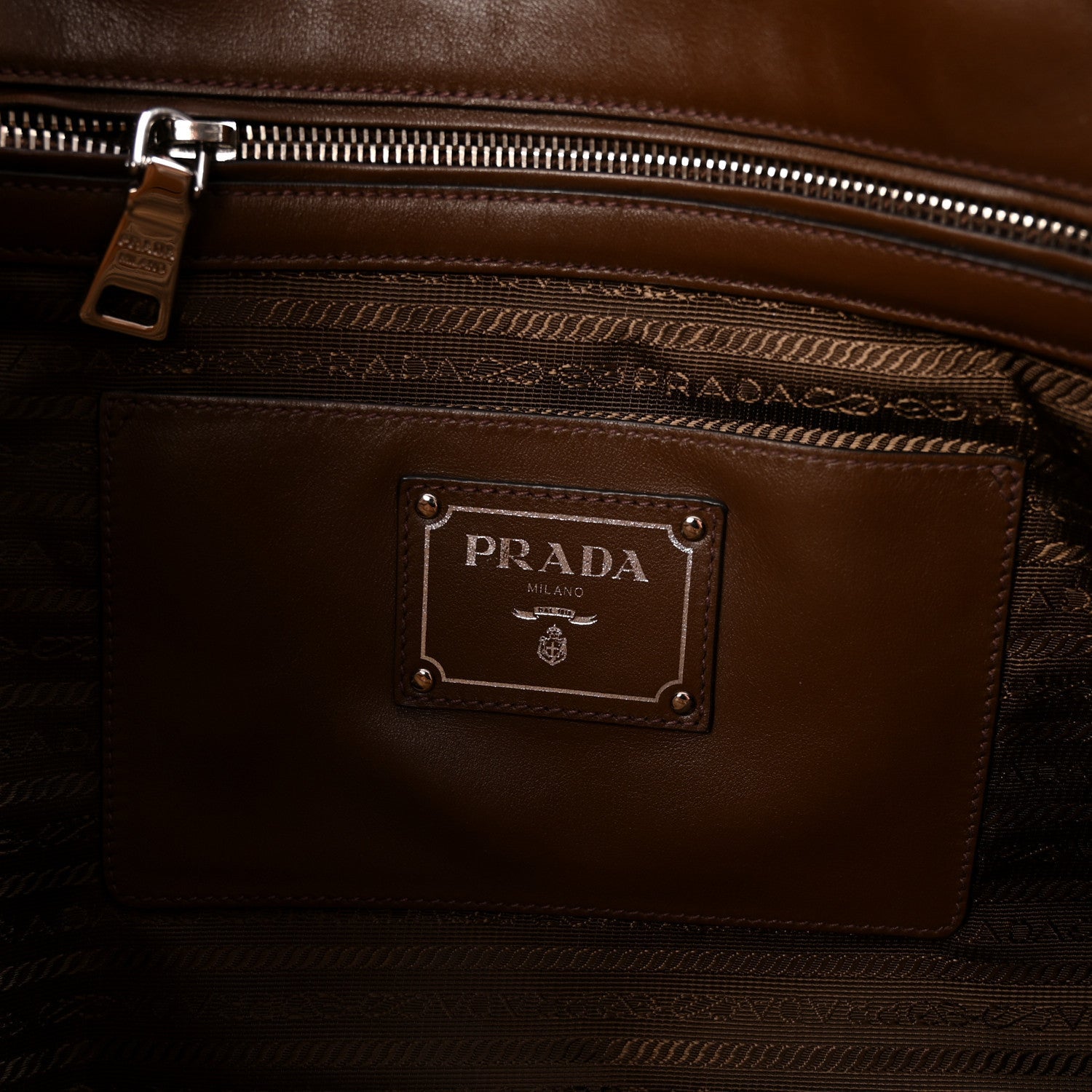 Soft Calf Shopping Tote Palissandro