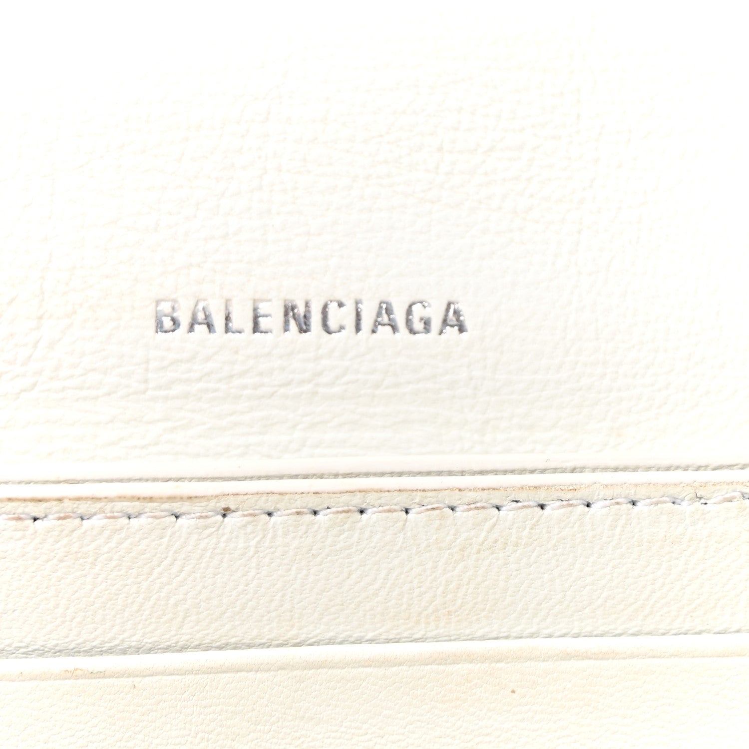 Crushed Calfskin Quilted XS Crush Chain Bag  Optic White