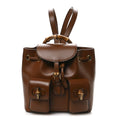 Calfskin Bamboo Backpack Cuir