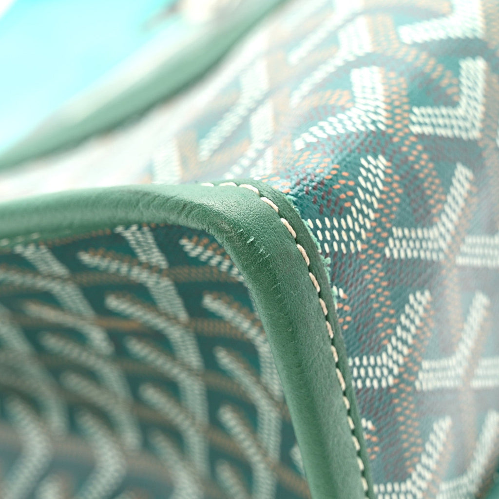 Goyardine Villette MM Tote Green