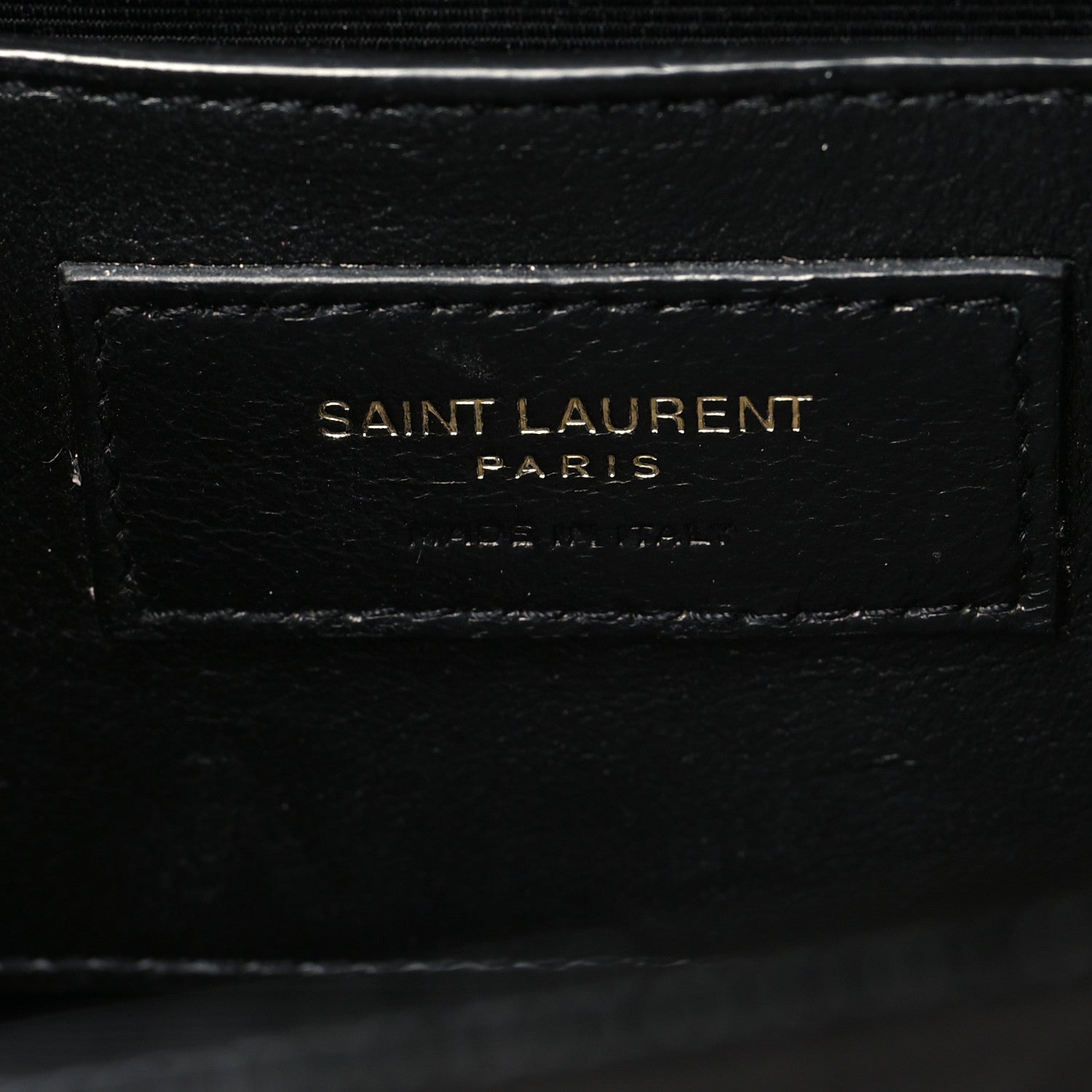 Grain De Poudre Textured Mixed Matelasse Triquilt Small Monogram Satchel Black