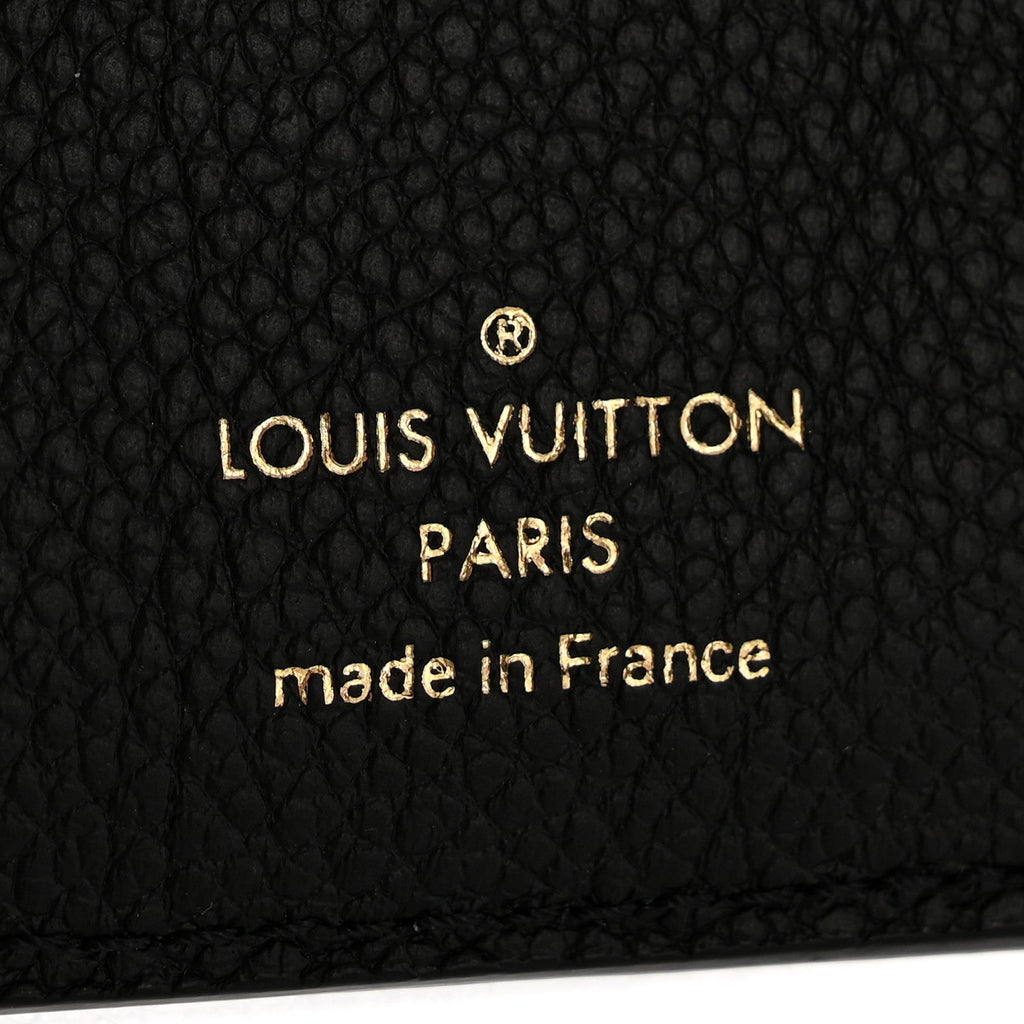 Empreinte Monogram Giant Victorine Wallet Black Beige
