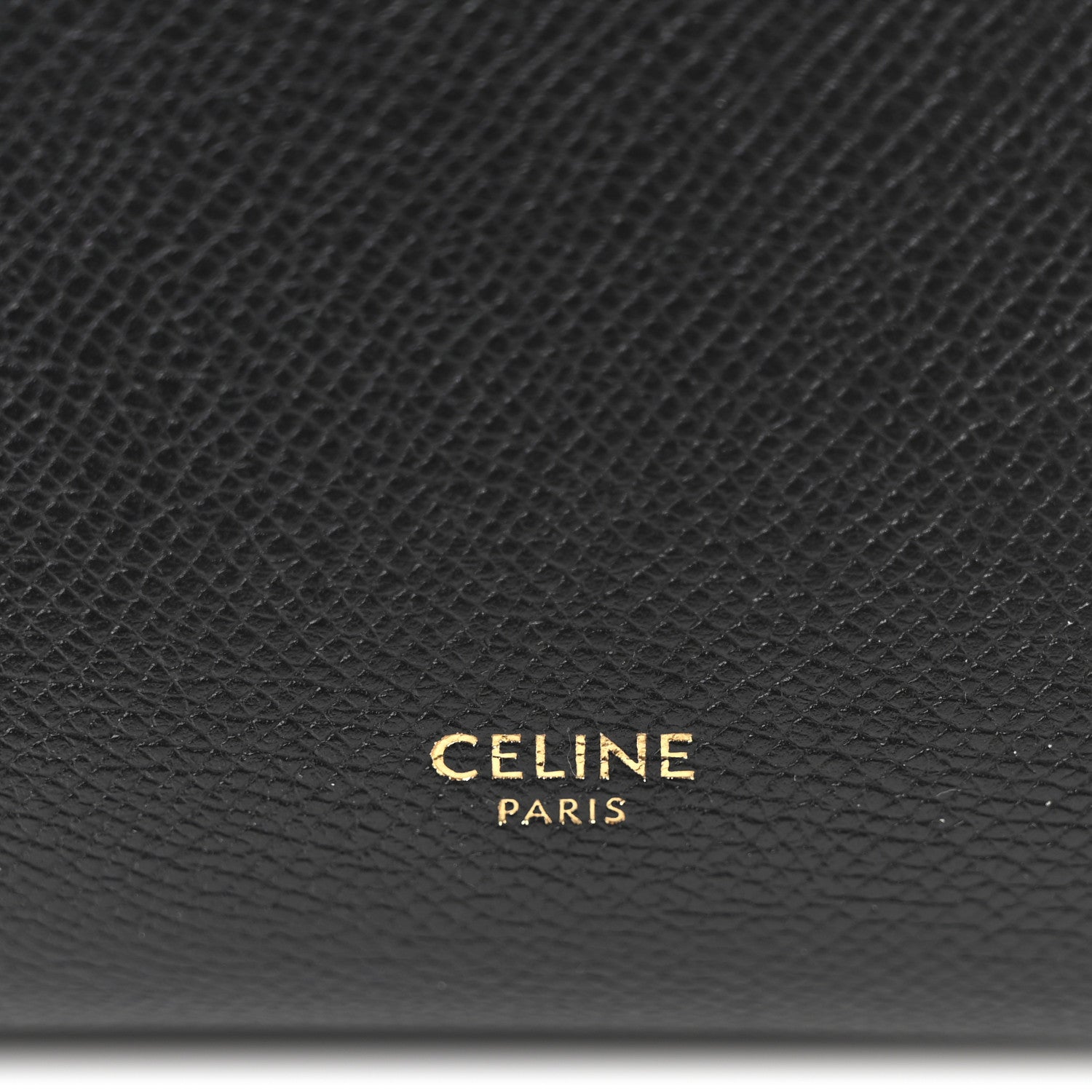 Grained Calfskin Micro Belt Bag Black
