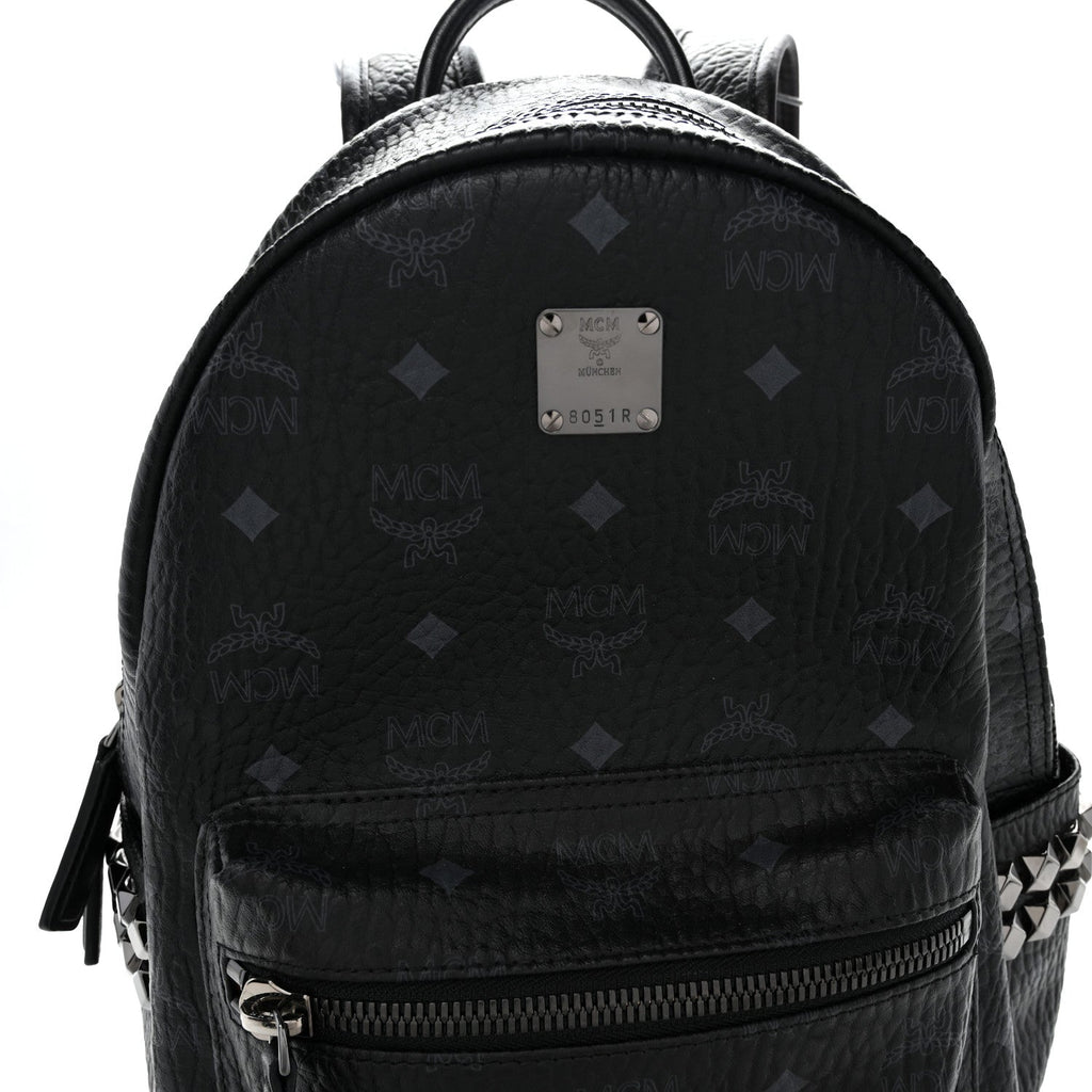 Visetos Small Side Stud Stark Backpack Black