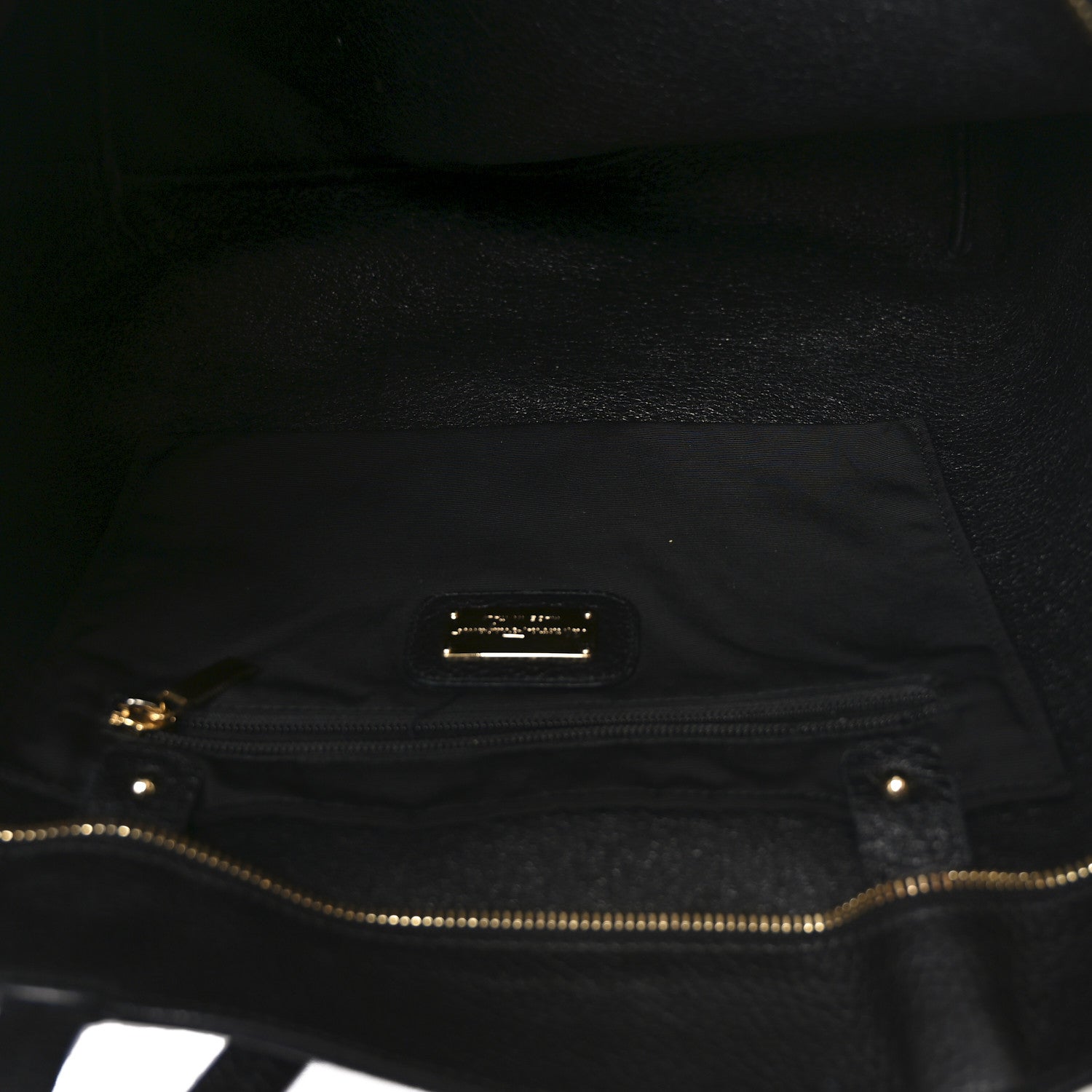 Calfskin Medium Tote  Black