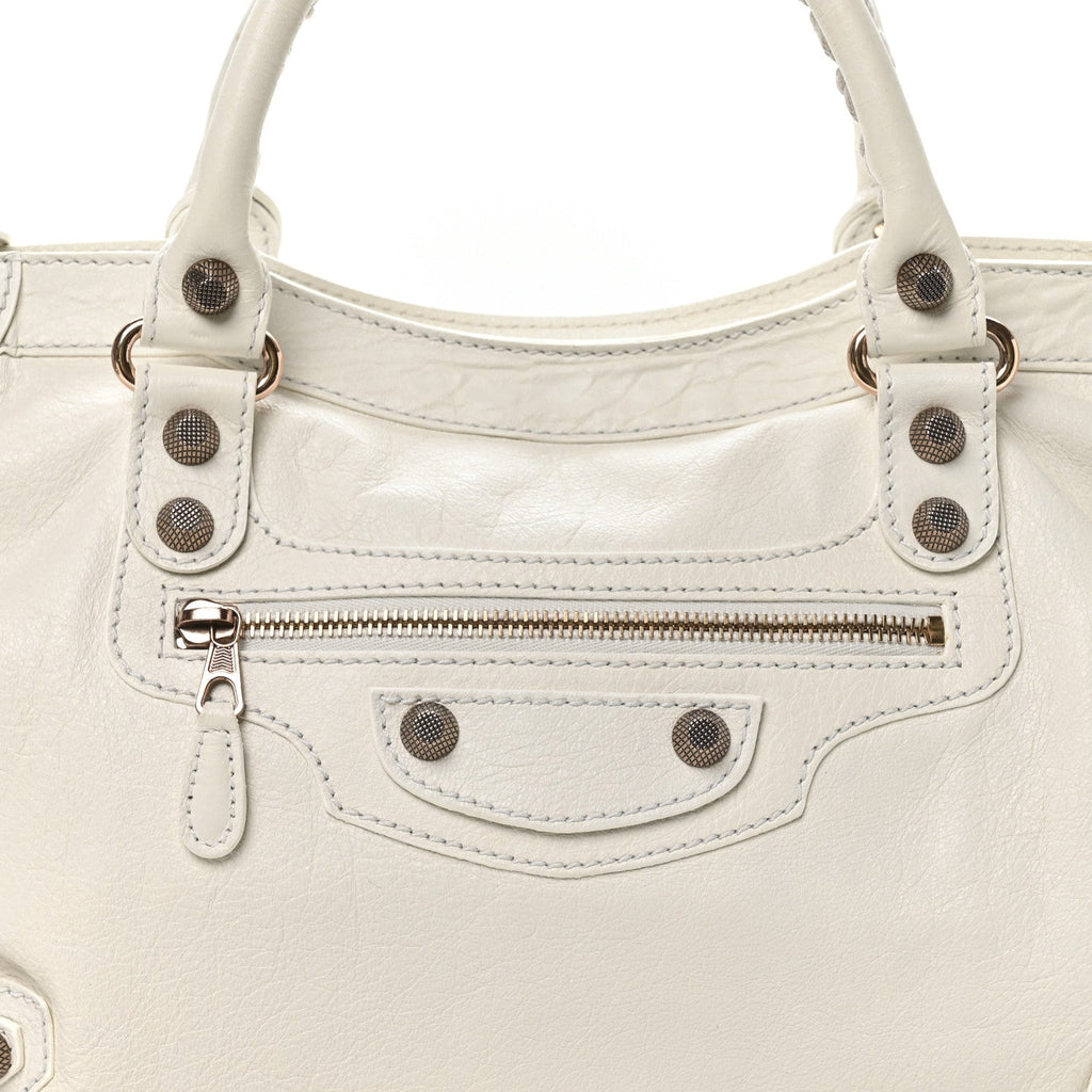 Agneau Giant 12 Rose Gold Hardware City White Light