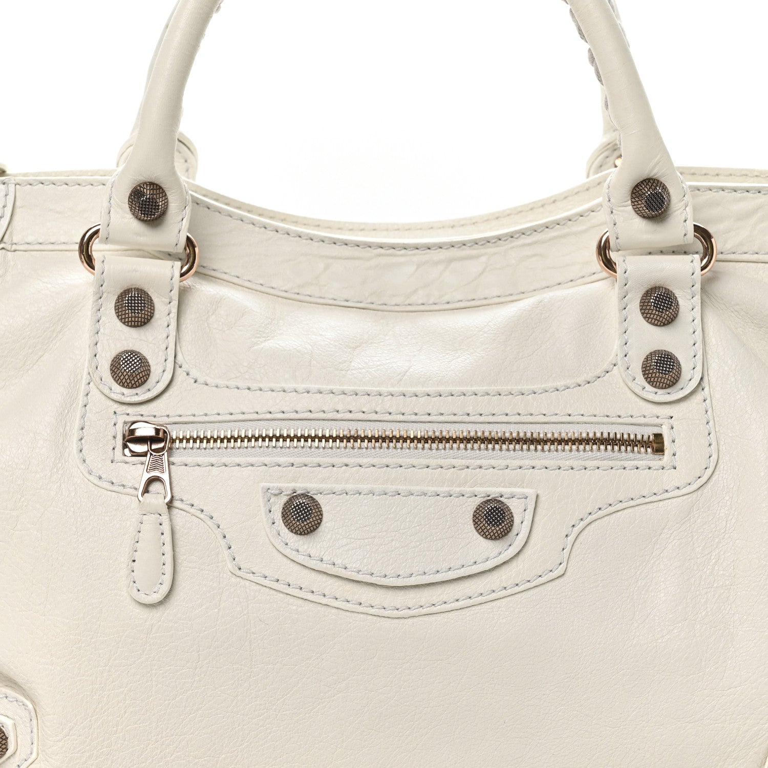 Agneau Giant 12 Rose Gold Hardware City White Light